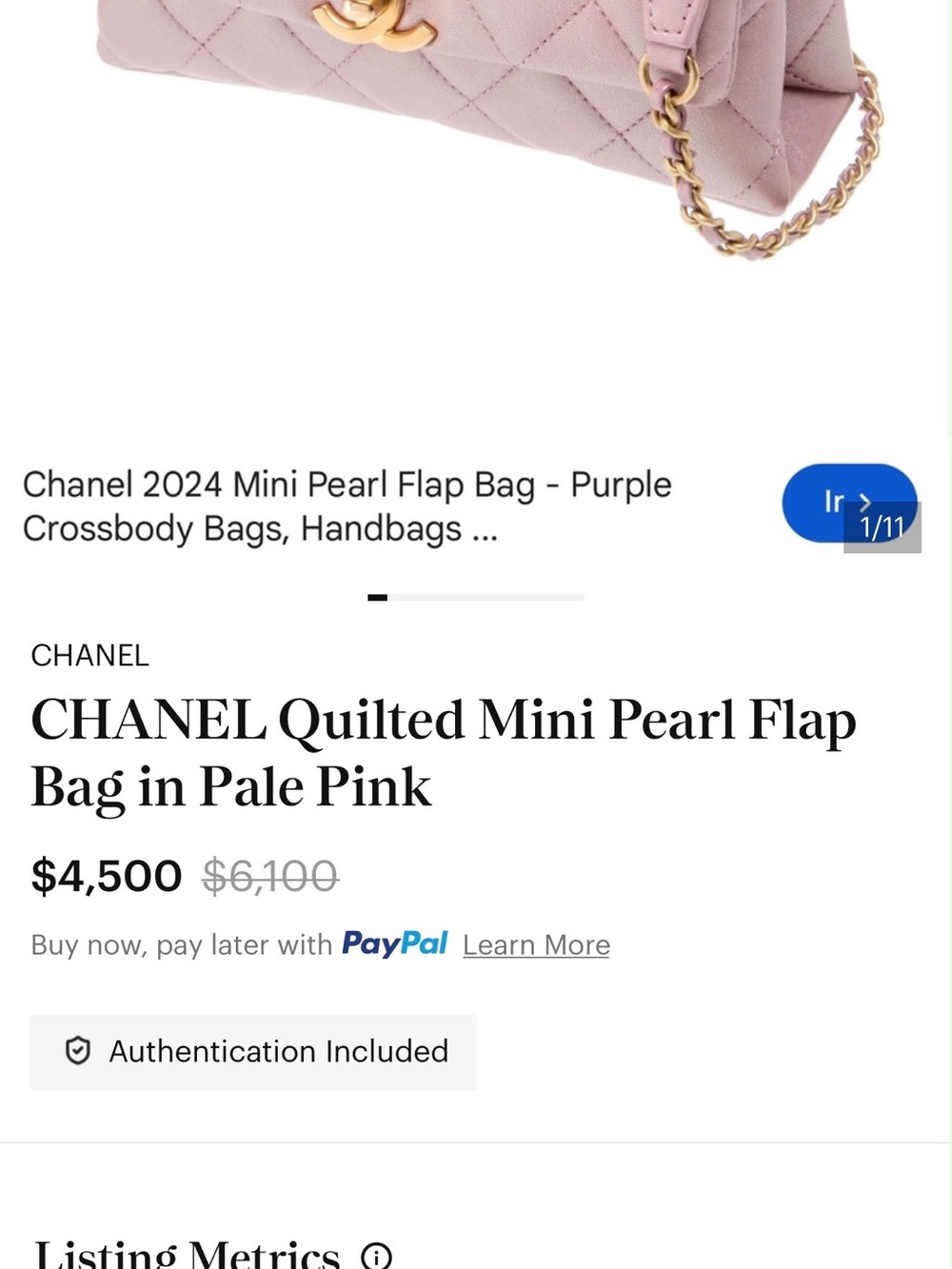 CHANEL Quilted Mini Flap Bag in Dusty Lavender with Gold Hardware - Picture 15 of 15